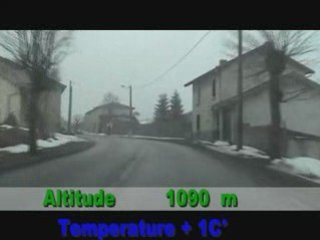 Arlanc Chaise dieu a la recherche de la neige fraiche