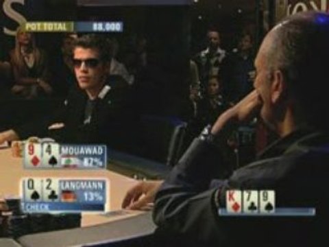 Poker EPT 4 Londres Joseph Mouawad v Florien Langmann III