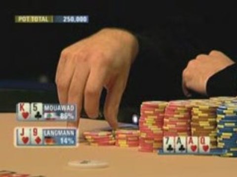 Poker EPT 4 Londres Joseph Mouawad v Florien Langmann V