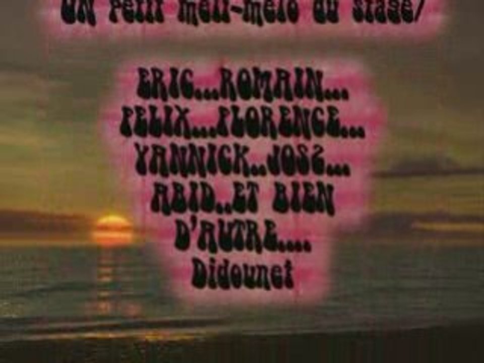 Meli-melo du stage 2009