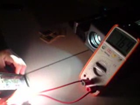 Expérience scientifique panneau solaire photovoltaïque