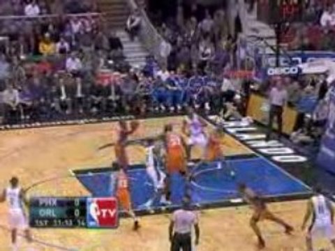 NBA The Big Cactus rejects D. Howard in the paint.