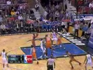 NBA The Big Cactus rejects D. Howard in the paint.