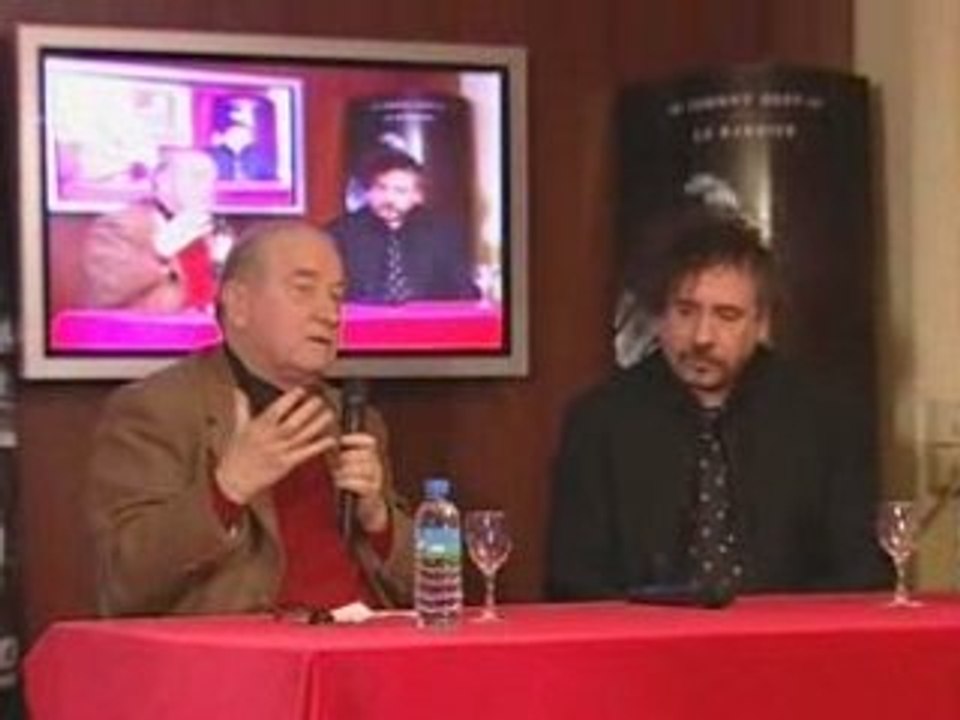 Tim Burton en rencontre-dédicace  - Virgin Megastore