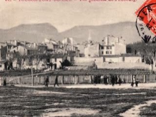 Inondations au Pont du Las - Octobre 1886