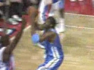 Nba Nene hilario dunk on Jason maxiell