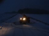 Quad dans la neige
