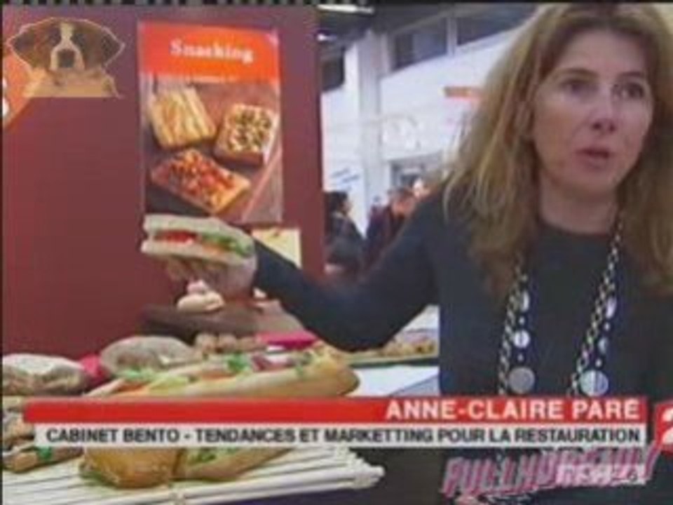 Le Sandwich roi de la paus déjeuner [news] Fr2 040309