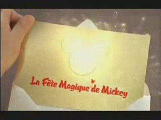 Publicité de la Fête Magique de Mickey