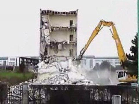 Démolition Lycée Fresnel Caen
