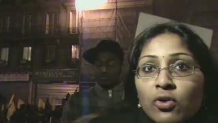 Sitting à Paris contre le massacre au Sri Lanka