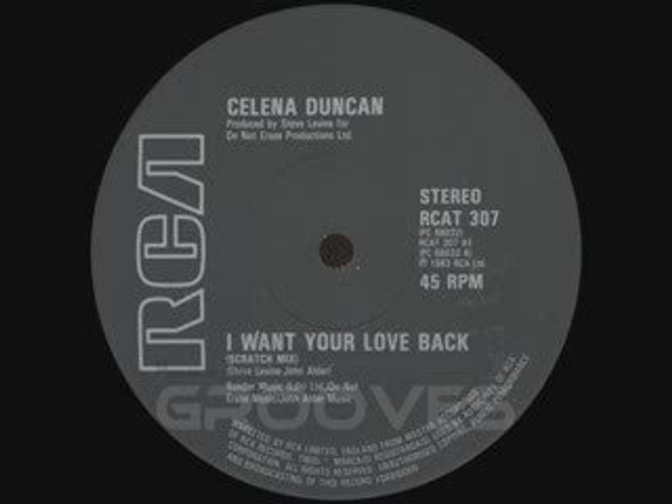 Funk - Celena Duncan I Want Your Love Back