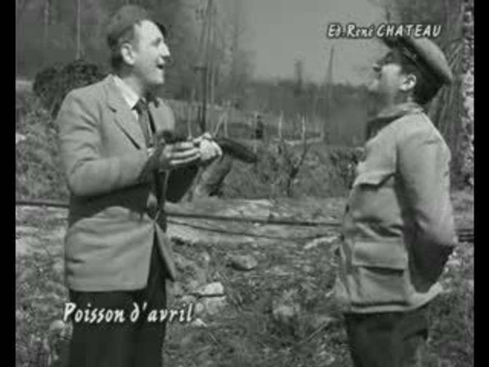 bourvil louis de funes la peche poisson d avril