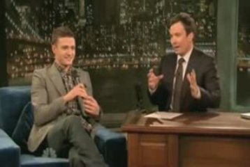 Justin Timberlake doing a John Mayer Impression on Fallon