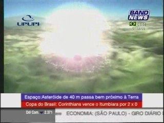 Asteróide de 40 m passa bem próximo à Terra