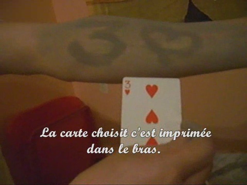 Carte imprimée dans le bras