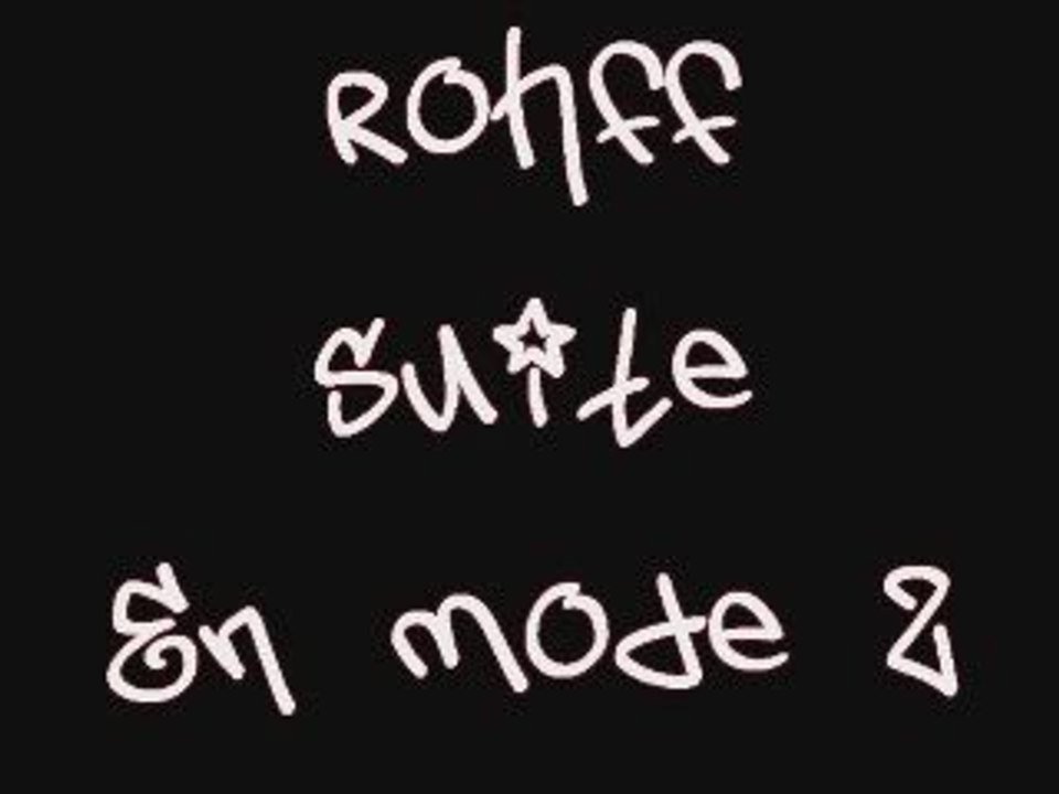 Rohff - Suite de En Mode 2
