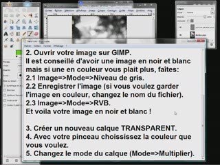 Comment coloriser une image avec GIMP