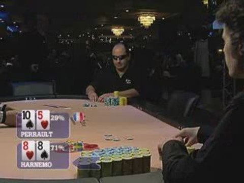Poker EPT 1 Vienne Harnemo Re raise