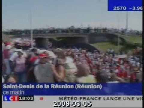 Manifs grèves à la Réunion