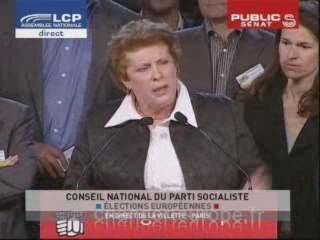 Catherine Trautmann, tête de liste "Est" aux européennes