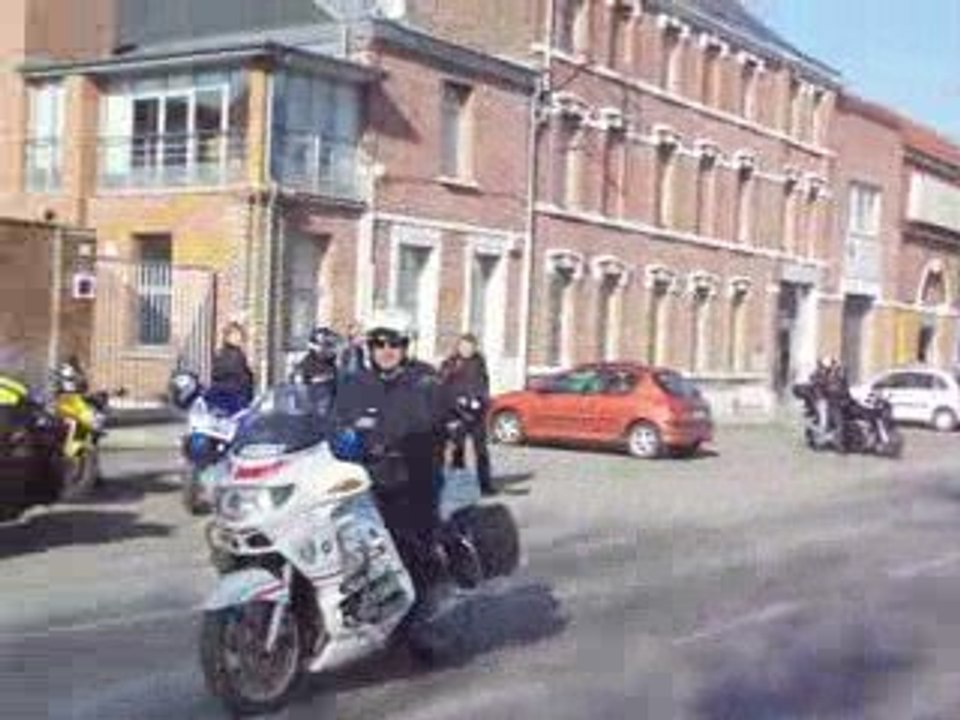 manifs  des motards en coleres