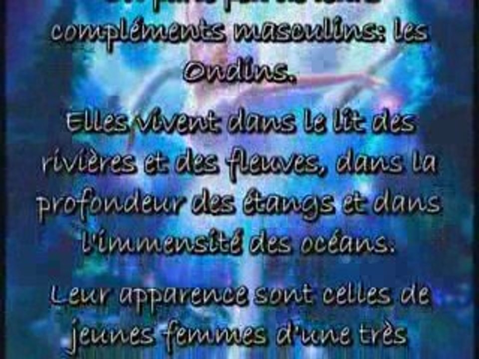 Les esprits de la nature