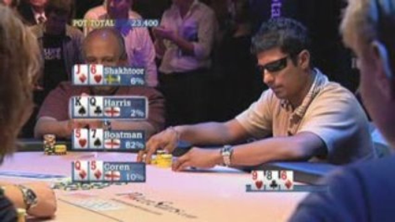Poker EPT 3 Londres Barny Boatman Flops A Straight