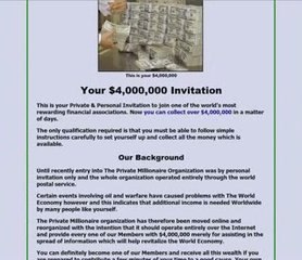 Private Millionaire club