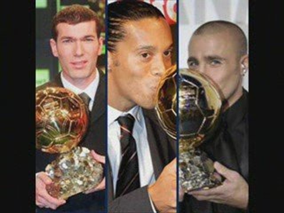 Ballon d'or 1998 à 2008..