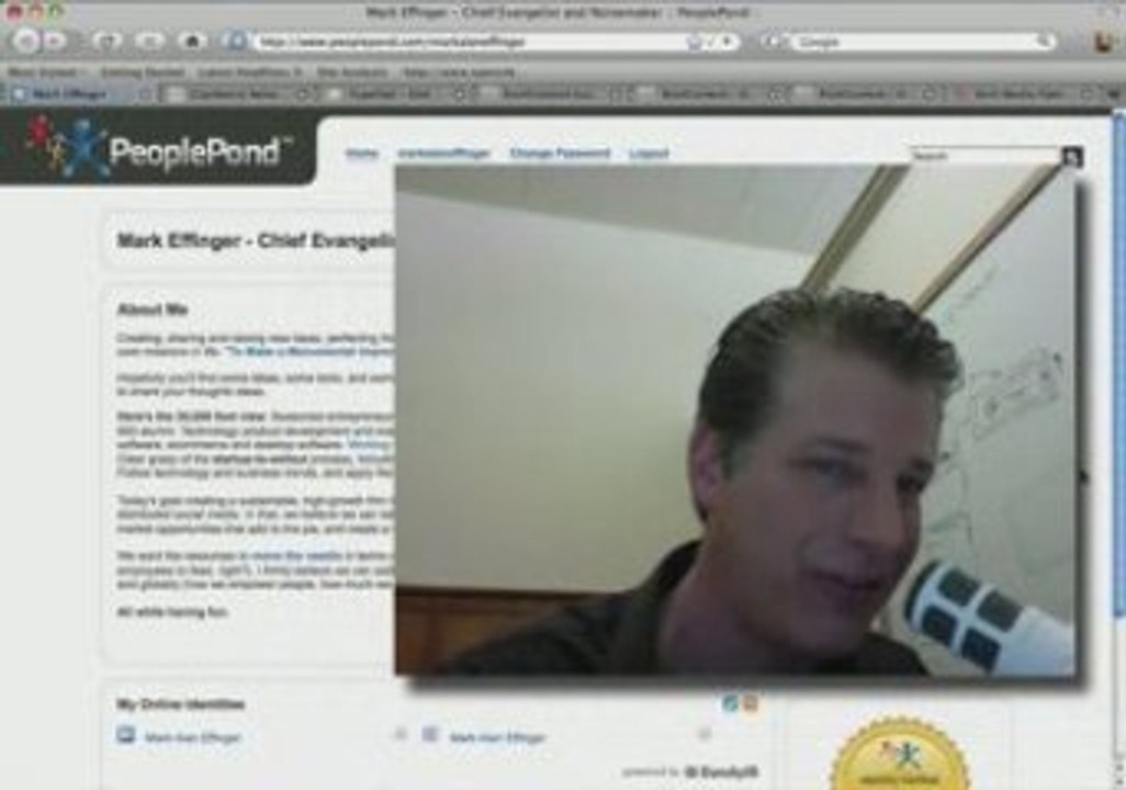 Mark Alan Effinger Signs With PeoplePond, Personal SEO Site