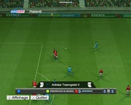 Coup franc contre MU pes 09