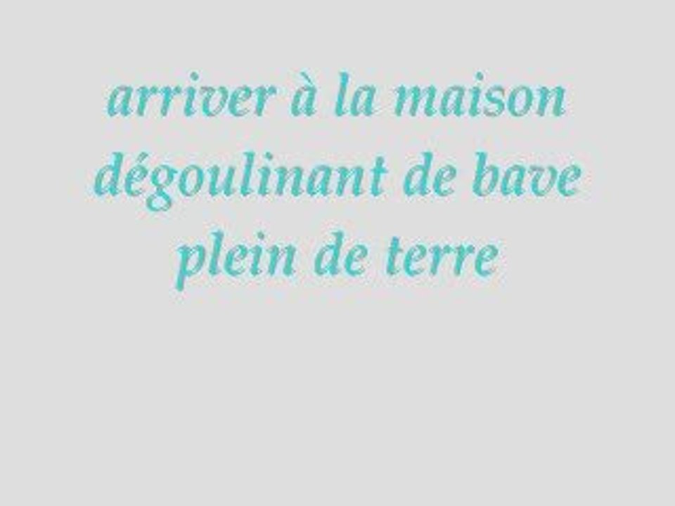 Sa fait lomptemp que je n'en n'ai pas parlait
