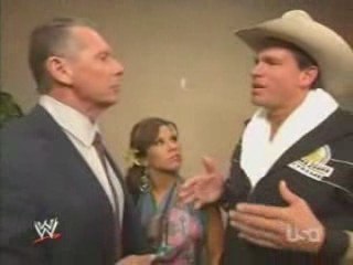 Wwe backstage with mickie jbl and mr.mcmahon