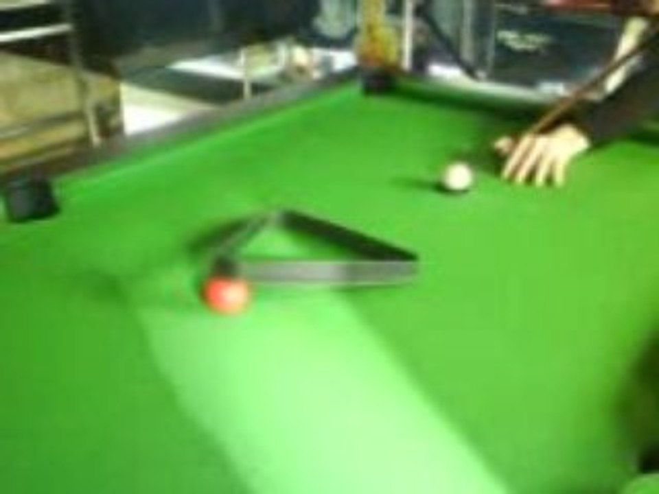 Alexis au billard - massée artistique