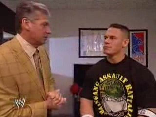 John Cena & Vince McMahon Backstage