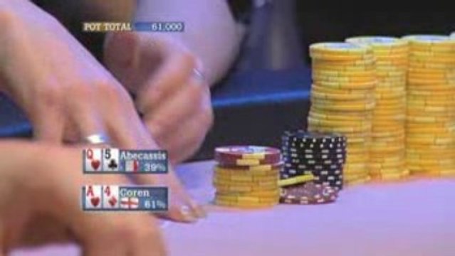 Poker EPT 3 Londres Michel Abecassis Raises Pre Flop