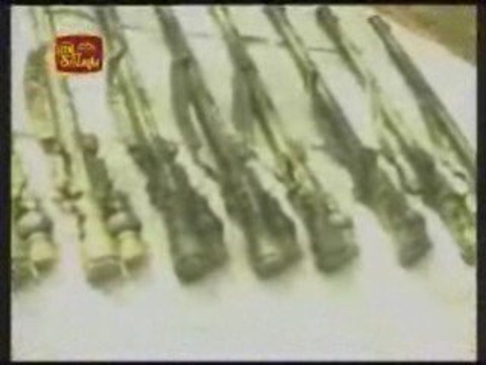 Wanni Operation- 07-03-2009--LTTE Weapons Found