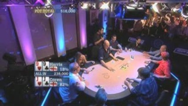 Poker EPT 3 Londres Harris Challenges Coren