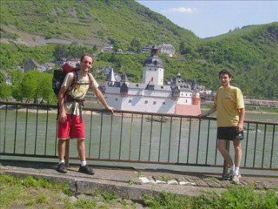 En vélo sur la route du Rhin