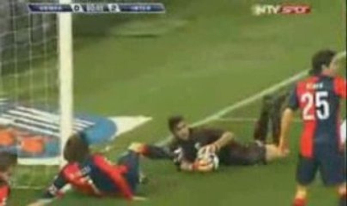 gol fantasma di Balotelli Genoa-Inter