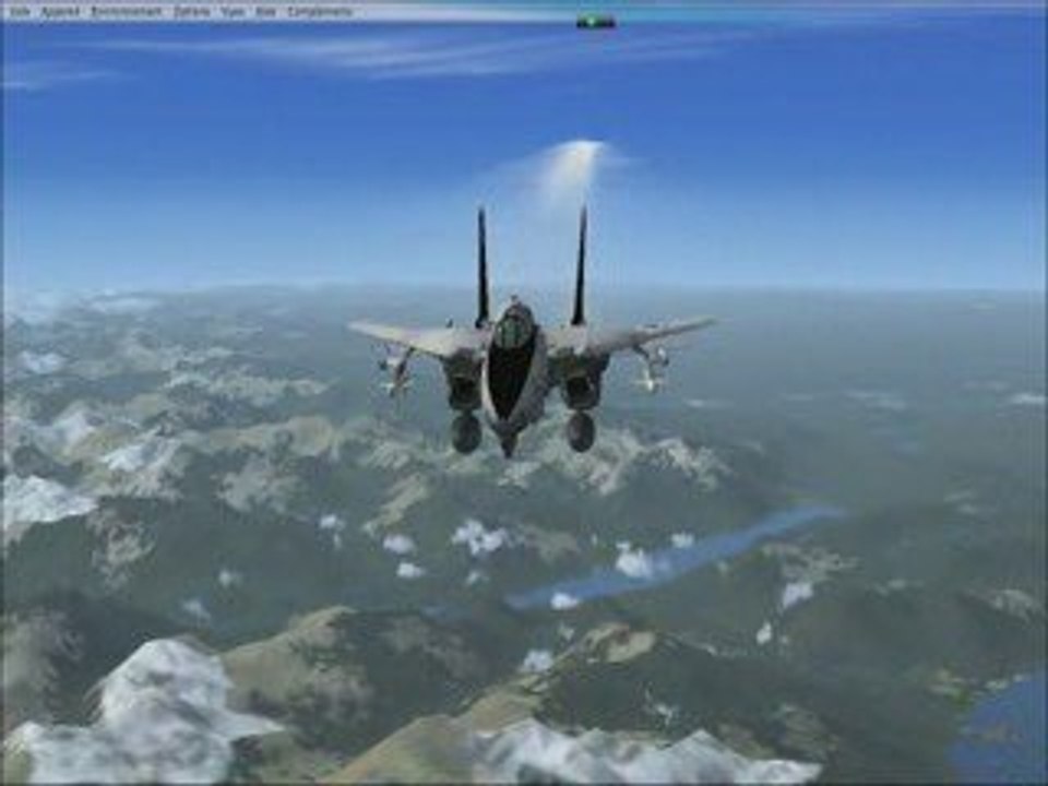 F14 vitesse supersonique.