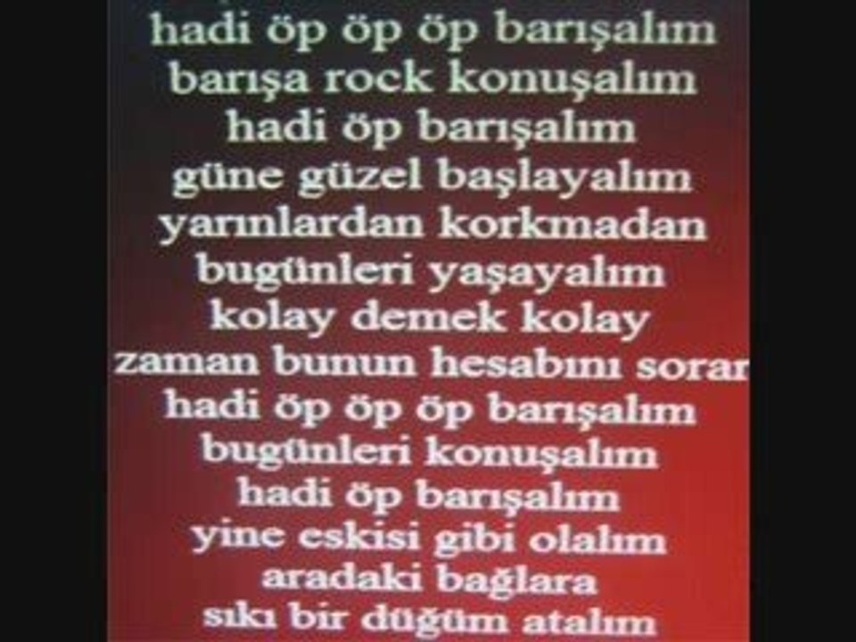 Nazan öncel öp barışalım