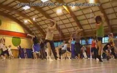 Corinne Lanselle pendant le stage de danse de Voiron.