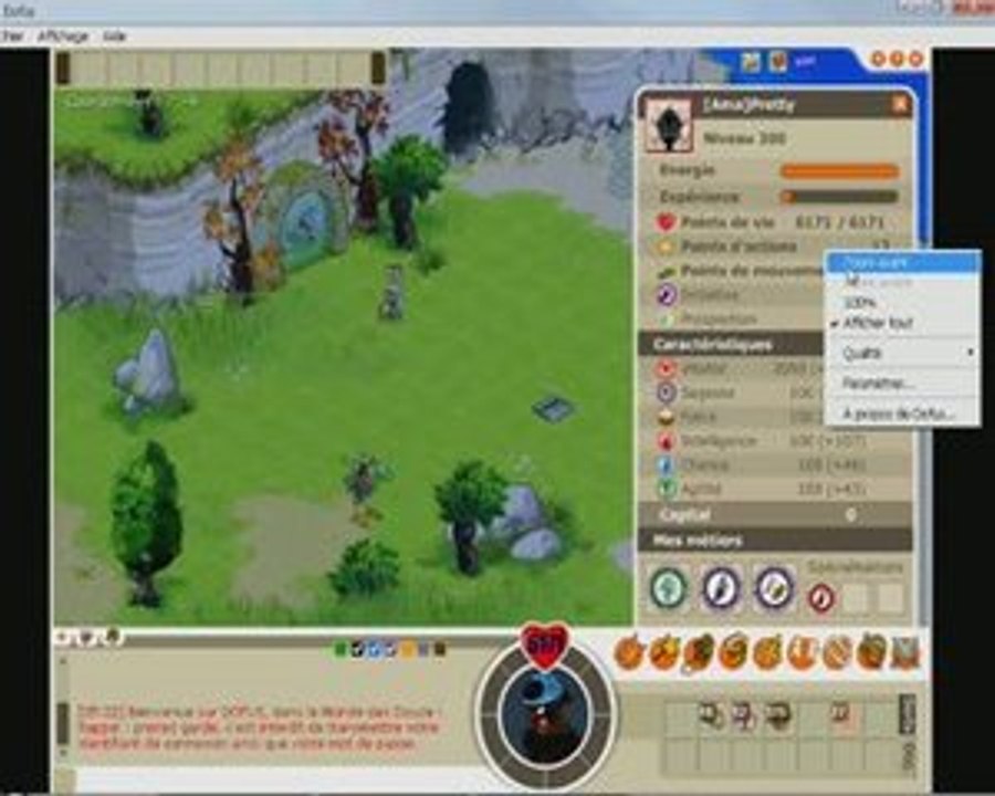 PRETTY lvl 200 amayiro  ( dofus )  , ( steuff , stats )