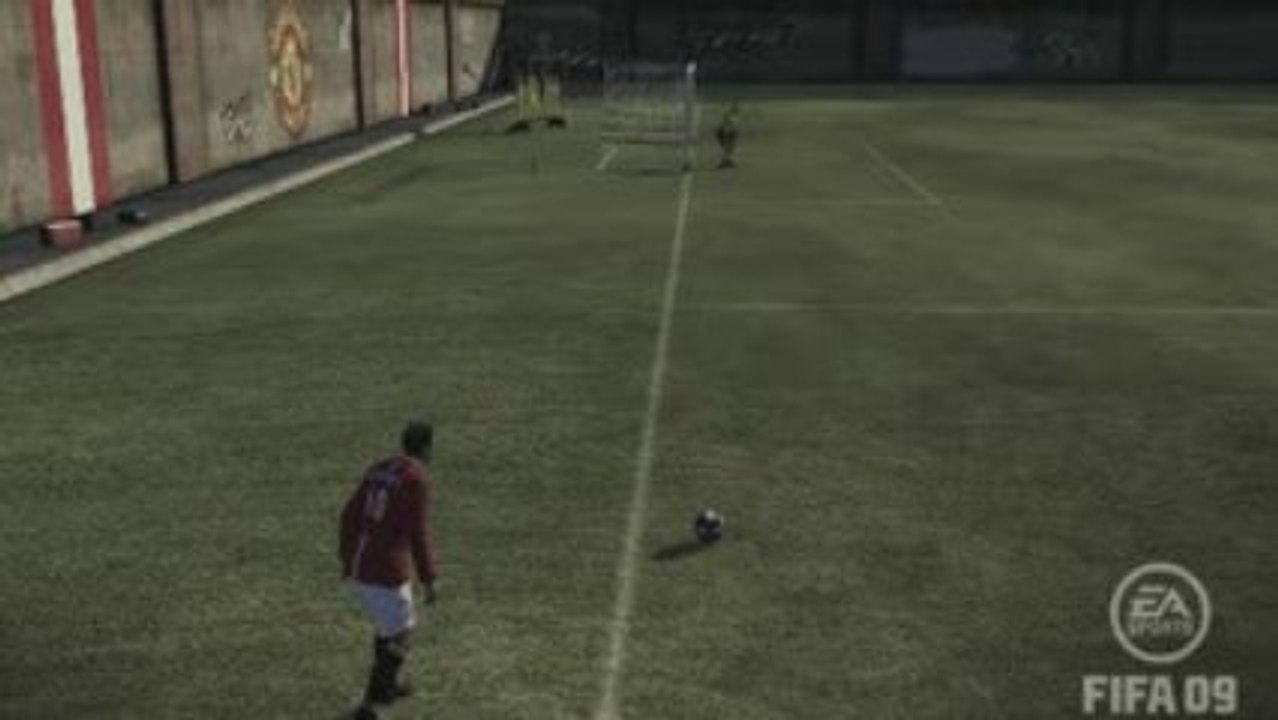 coup franc fifa 09 rooney arene football manchester united