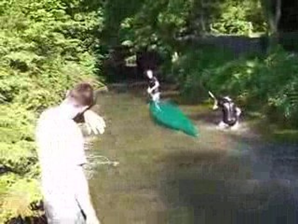 Canoé pas très stable