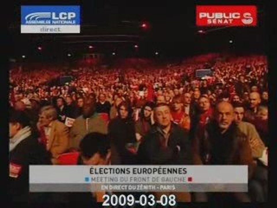 Elections € FRONT DE GAUCHE - JL Mélenchon PG