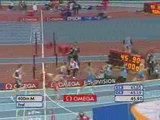 Athlé Europe indoor Turin Chambers Record Europe 60m 6"42