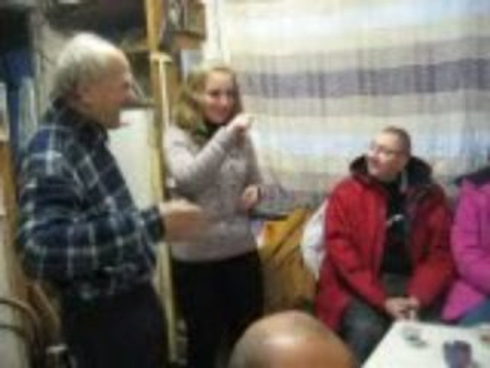 visite  atelier du peintre Evgueni Ouchakov 4